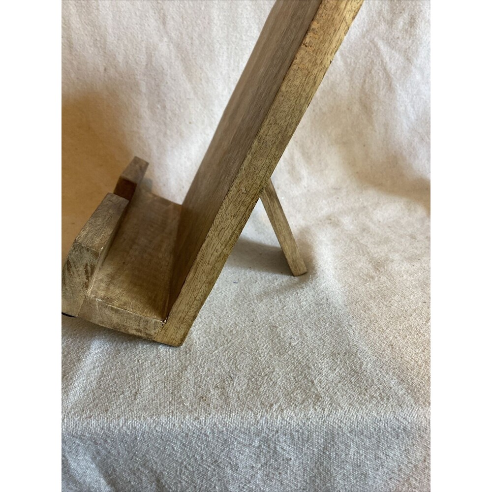 Rustic Wood Cookbook holder Stand - Picture 3 of 6